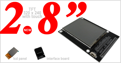 2.8インチTFT液晶（キャリーボード付き）[WBX280V009-PCB] 2,580円 (税込)